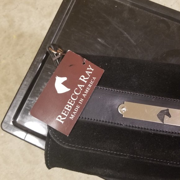 RebeccaRay Design wristlet suede purse - Picture 3 of 4